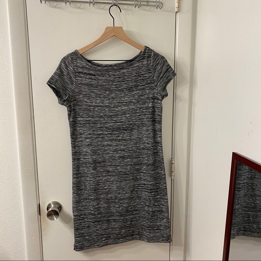 Loft Comfortable Grey Knit Dress